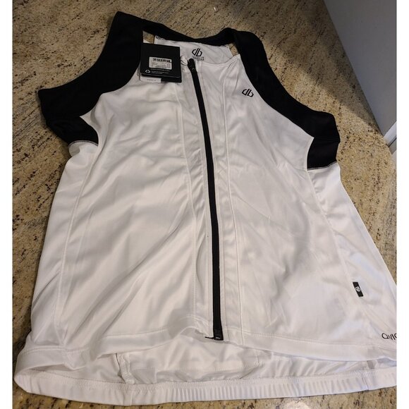 New! Women’s Dare 2B Size 16 Black & White Regale Vest Cycling Full Zip Vest - Picture 8 of 16